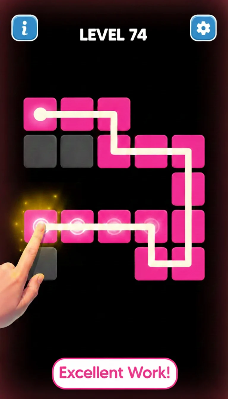 Line Draw Puzzle: Magic Path screenshot